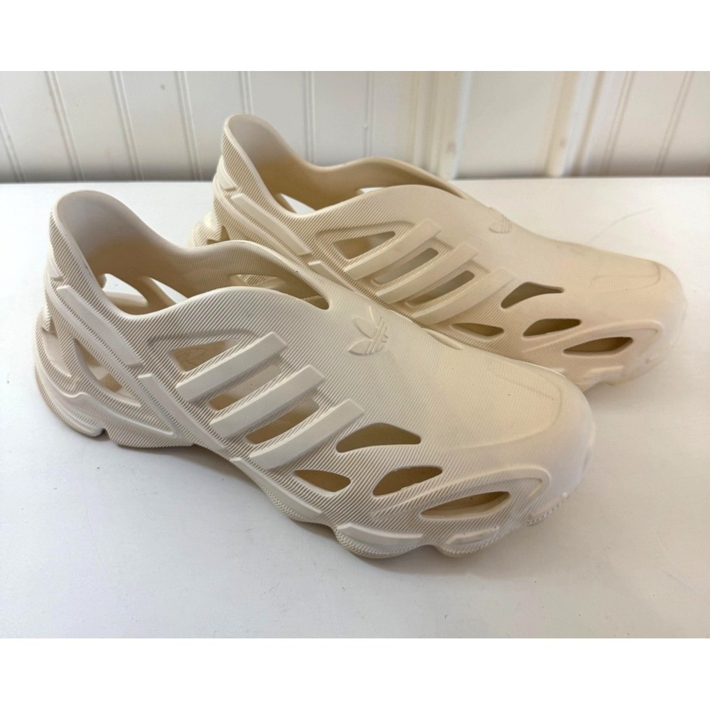 Adidas Adifom Climacool Sandals Mens Size 8C White Clog Slip On Foam Shoes